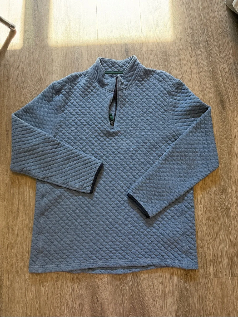 J.Crew Men’s Quilted Quarter-Zip Large